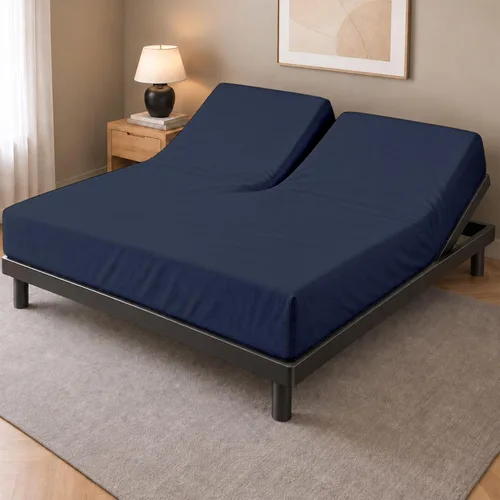 Vista 20 de Sábana bajera ajustable de tamaño para catre de 30" x 75", 100% algodón egipcio, perfecta para literas de campamento/casas rodantes/camas de Gris