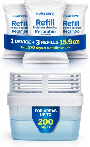 Vista 8 de HUMYDRY USA4311803C6 - Recambio de absorción de humedad sin perfume, 15.9 onzas, paquete de 3