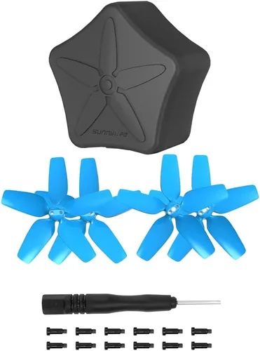 Vista 14 de 4 hélices Avata Drone 2925S de liberación rápida compatibles con DJI Avata Quadcopter Azul