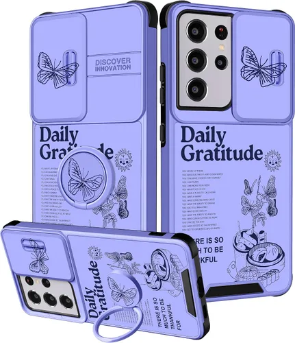 Vista 121 de Funermei para Samsung Galaxy Z Flip 4 Funda - Funda de Teléfono Bonita para Mujeres y Niñas con Mariposas Bonita Estética Femenina Diseño