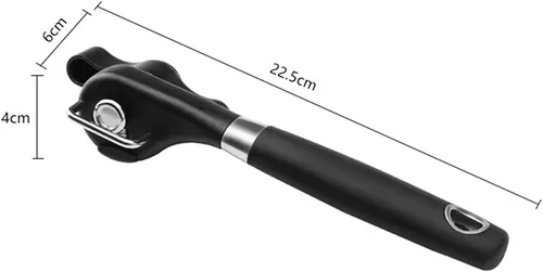 Vista 9 de ZKG Abridor de latas Herramientas de cocina profesional Abrebotellas Cuchillo manual de mano Abrelatas Abrelatas Abrelatas de corte lateral