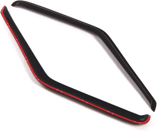 Vista 2 de Visor de ventana compatible con Chevrolet S-10 1994-2004, DGWV2-046-2 Deflector de montaje exterior, protector de lluvia, humo oscuro, juego de 2