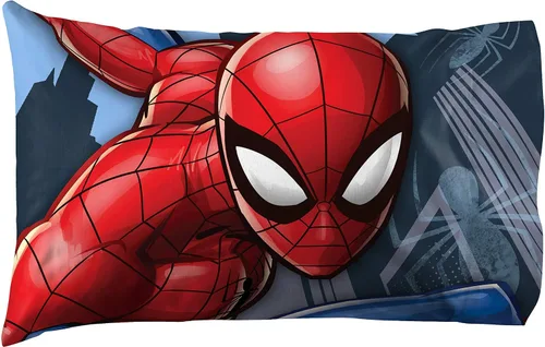Vista 9 de Jay Franco Marvel Spiderman Wall Walk - Manta de 4 piezas, incluye manta, juego de sábanas tamaño individual