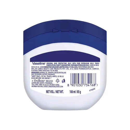 Vista 6 de Vaseline Pure Skin Jelly Original Gelatina multiusos para uso diario 85 g (3 oz)