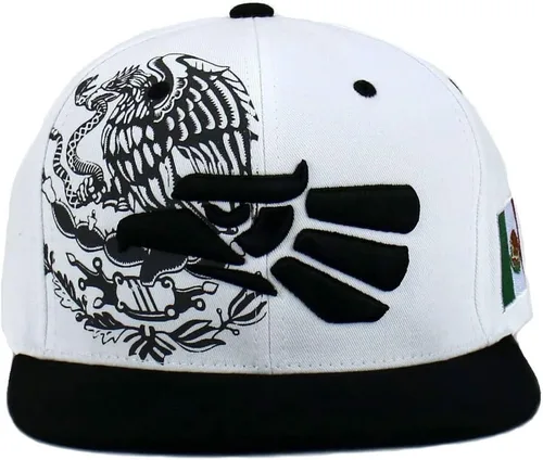 Vista 2 de Gorra de béisbol con diseño de bandera de Águila y Águila hecha en mexicana
