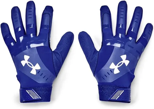 Vista 3 de Under Armour Guantes de sóftbol radar (100) Blanco / Blanco / Gris Halo