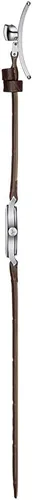 Vista 3 de Tissot Tradition 55 reloj de señoras de cuero marrón esfera blanca T0630091601800