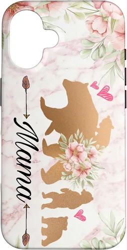 Vista 32 de Mama Bear & Cubs Design Phone Grip - Funda para iPhone 17 de 3 niños