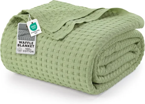Vista 75 de Utopia Bedding Manta de gofre 100% algodón, tamaño individual, color negro, 90 x 72 pulgadas