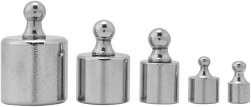 Vista 2 de FTVOGUE Juego de pesas de báscula, 5 piezas de báscula de calibración de peso, kit de prueba de peso para balanza digital 0.04 oz 0.07 oz 0.18 oz