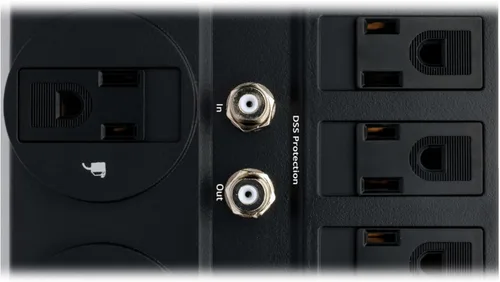 Vista 10 de Tripp Lite HDMI sobre kit para placas de pared extensoras dobles Cat5/Cat6, transmisor y receptor 2 12 enchufes + TEL/TV Negro