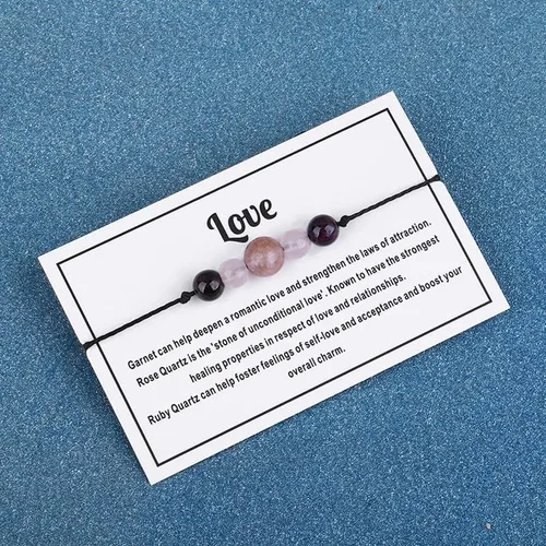 Vista 4 de Caiyao Pulsera de cristal curativo para mujeres y hombres, pulsera de cuentas de cristal curativo con ojo de tigre, amatista de 7 chakras, pulsera