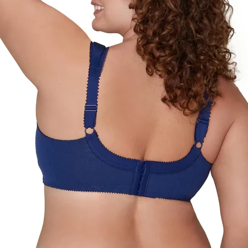 Vista 2 de Playtex Brasier inalámbrico para mujer, sujetadores de talla grande de 18 horas disponibles, cobertura completa, alisado, 4693, paquete individual