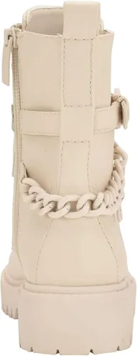 Vista 4 de GUESS US Olisie - Botas de utilidad con hebilla para mujer, Charol negro