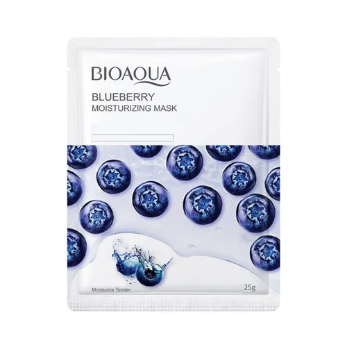 Vista 9 de BIOAQUA Mascarilla hidratante tierna Fruta Miel Té Verde Pepino Aguacate Arándano Rojo Granada Aloe Vera Cuidado de la Piel Facial 0.88 oz x 7pcs