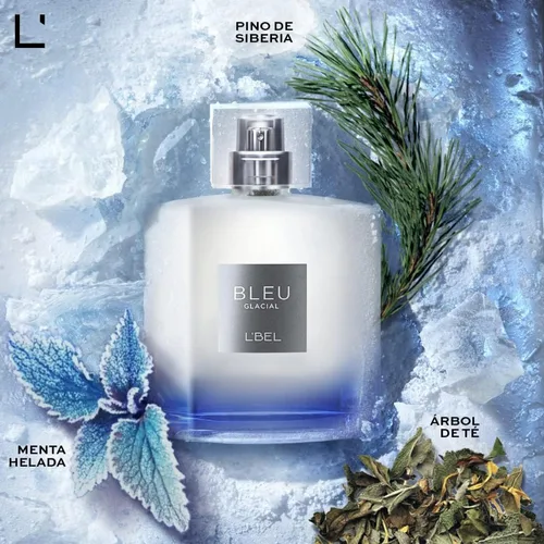 Vista 6 de L'Bel - Bleu Glacial Perfume Hombre Larga Duración 3.4 fl oz