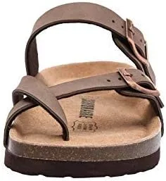 Vista 3 de Cushionaire Luna - Sandalias para mujer con plantilla de corcho con más comodidad
