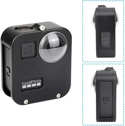 Vista 4 de Carcasa Carcasa Carcasa Cubierta CNC Aleación de Aluminio Funda Protectora para GoPro Max Accesorios