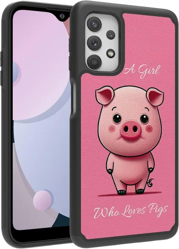 Vista 8 de Funda diseñada para Samsung Galaxy A32 (6.5"), funda duradera para teléfono con diseño de mármol abstracto firmado para Galaxy A32 5G, resistente