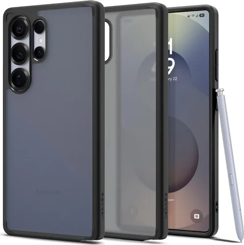 Vista 16 de Spigen Ultra Hybrid diseñado para funda de Galaxy S24 (2024) [antiamarilleamiento], [protección de grado militar] - cristal transparente