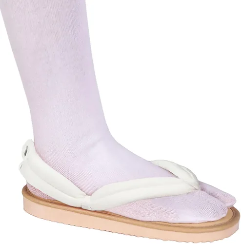 Vista 2 de Anime Unisex Cosplay Clog Shoes Kamado Tanjirou Geta Slippers Japanese flip Flops