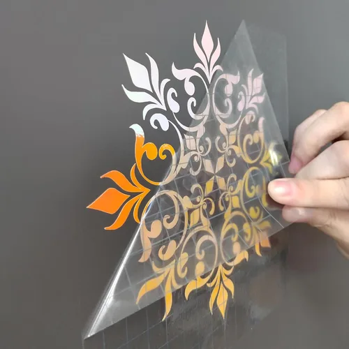 Vista 4 de ANT Standard Grip - Rollo de cinta de papel de transferencia de vinilo transparente de 24 x 100 pies con rejilla de alineación de media pulgada