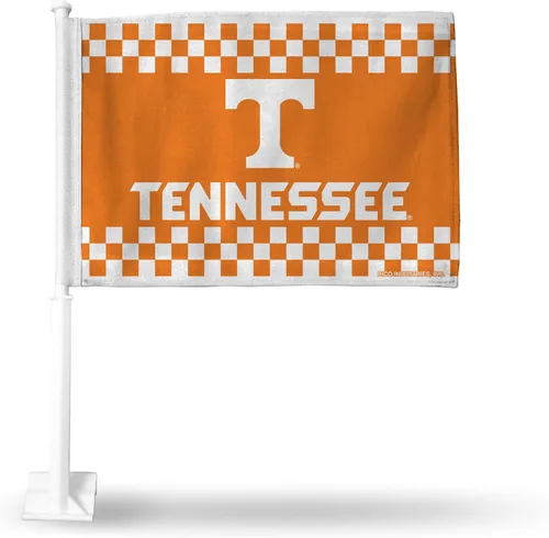 Vista 14 de Rico Industries Bandera de coche de doble cara de la NCAA, gran accesorio para automóvil