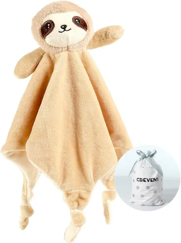 Vista 43 de CREVENT Mantas de bebé suaves y acogedoras para niños y niñas + manta de seguridad, juego con una bolsa de regalo esenciales para recién nacidos Gris
