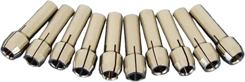 Vista 2 de TEMO 10 unids Durable Brillante 1/8 Pulgada Herramienta Rotatoria Collet Bit #480 para Dremel Herramientas Rotativas