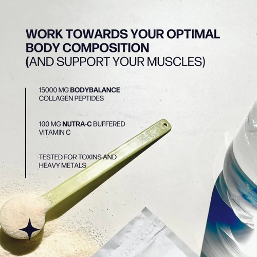 Vista 4 de Sparkle Wellness BODYBALANCE Péptidos de colágeno bioactivos Suplemento de colágeno en polvo con péptidos de colágeno hidrolizados y vitamina C