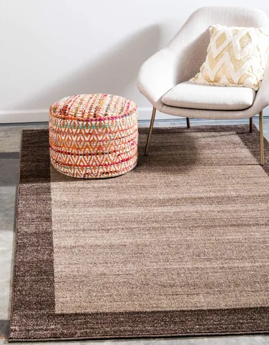 Vista 7 de Unique Loom colección Del Mar - Alfombra Abigail (4' 1" x 6' 1" Rectangular, Beige/ Marfil)
