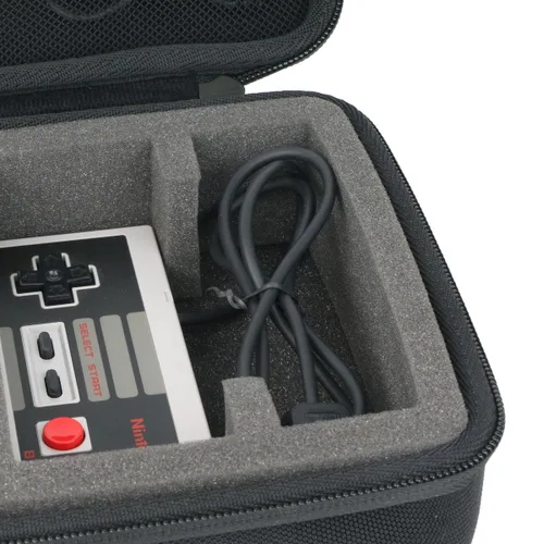 Vista 4 de Khanka Hard Travel Case for Nintendo Entertainment System NES Classic Edition Mini Controller
