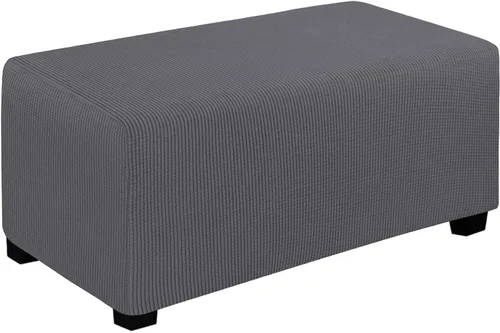 Vista 118 de Easy-Going Funda Elástica para Otomana Taburete de Almacenamiento Plegable Protector de Muebles Funda Rectangular Suave con Parte Inferior Elástica