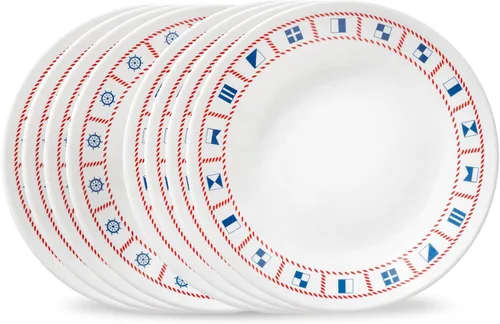 Vista 2 de Corelle Livingware City Block 6-3/4 Plato de pan y mantequilla (juego de 4)