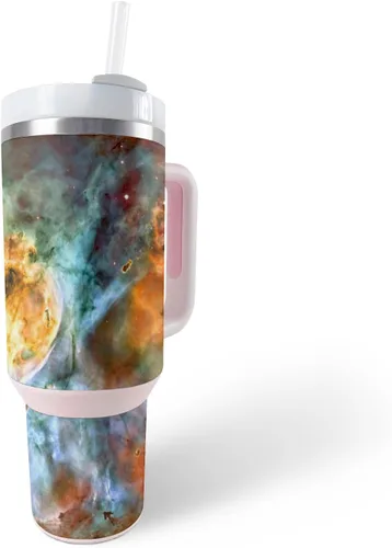 Vista 14 de MightySkins Skin - Vaso de vinilo compatible con Stanley The Quencher H2.0 FlowState de 40 onzas, color turquesa sólido, funda protectora, duradera