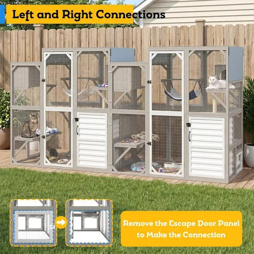 Vista 9 de PetsCosset Catio de ventana sin cita previa, recinto para gatos al aire