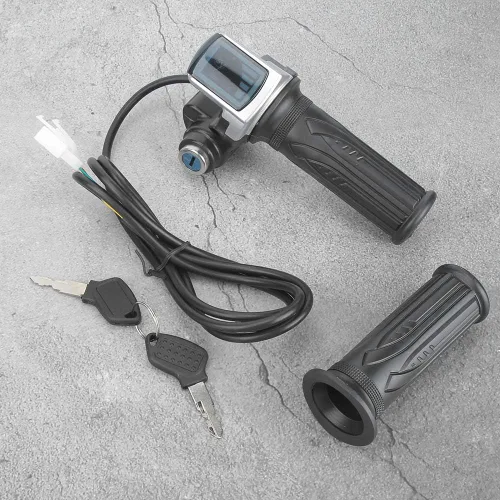 Vista 5 de Acelerador de Bicicleta Eléctrica, Agarre del Acelerador, Bloqueo del Acelerador de Motocicleta, Acelerador de Media Torsión para Bicicleta