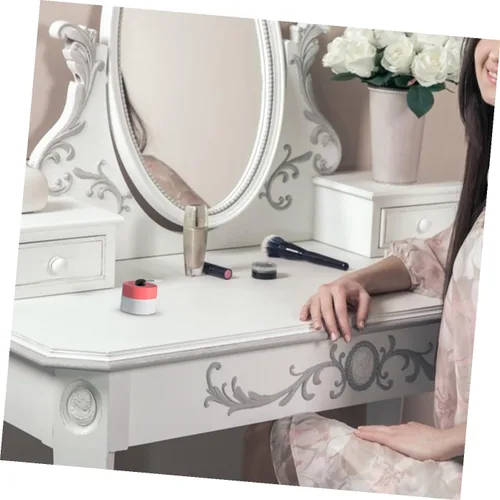 Vista 5 de Fundas para cepillos de labios, cubiertas de silicona para brochas de maquillaje, cubierta antipérdida, protectores de cepillo cosmético para Negro