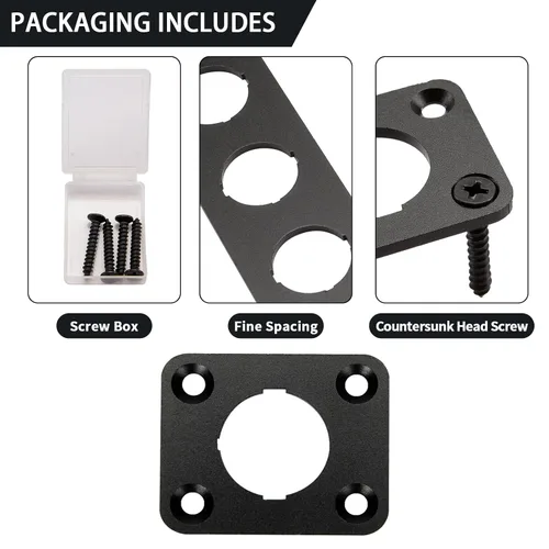 Vista 3 de Panel de interruptores, redondo de 12 voltios, panel de interruptores marinos de aluminio, impermeable, panel de interruptor basculante