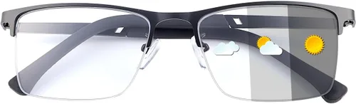 Vista 4 de MIRYEA Transición Fotocrómica Progresiva Multifocus Lectura Gafas de sol Protección UV Lectores de Sol Gafas Anti Luz Azul
