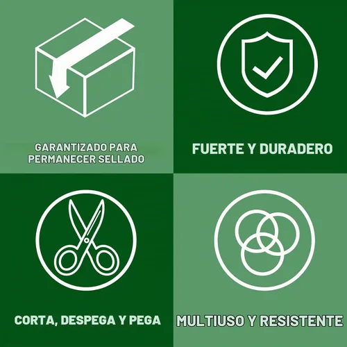 Vista 6 de HERKKA Cinta de embalaje transparente, 12 rollos de cinta de embalaje resistente para embalaje de envío, sellado en movimiento, cinta de embalaje