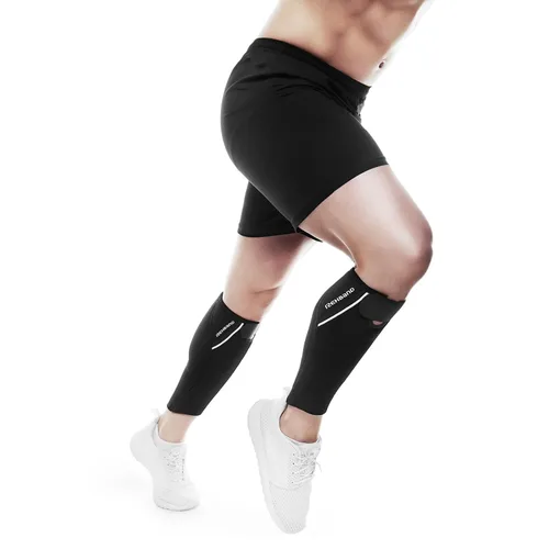Vista 4 de Rehband Manga de pantorrilla de neopreno de 0.197 in, manga de compresión unisex para correr, fútbol, fitness, soporte de compresión de pantorrilla