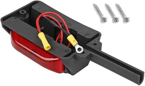 Vista 3 de NEW SUN Kit de Luces LED para Guardabarros, Precableado de Doble Cara con Pedestal, Ámbar y Rojo Súper Brillantes, RH y LH, Funciona como Luces
