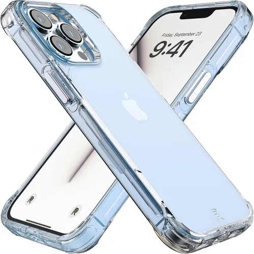 Vista 12 de REBEL Funda transparente para iPhone 13 [Crystal Series Gen-3] compatible con MagSafe, no se amarillea, antiarañazos, protección a prueba de golpes