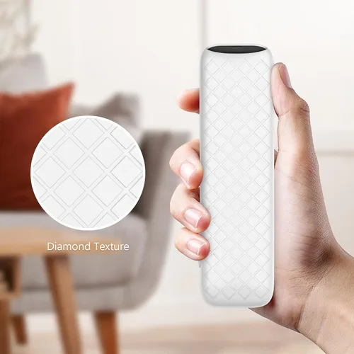 Vista 5 de Funda para Onn Google TV 4K Pro Remote Control 2025, funda de protección completa con cordón, funda de silicona suave para control remoto Onn Google
