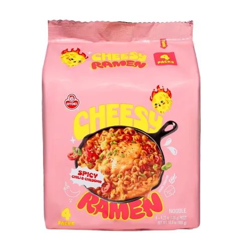 Vista 8 de Ramen con Queso – Mac & Cheese se Encuentra con Ramen Cheddar y Mascarpone Estilo Salteado 3.88 oz (Paquete de 4)