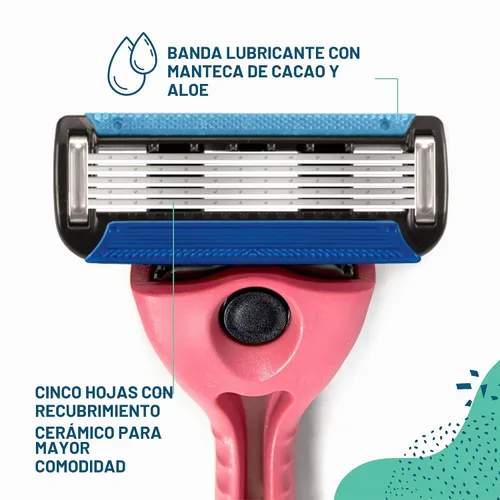 Vista 5 de Cartuchos para afeitado de cinco hojas Preserve