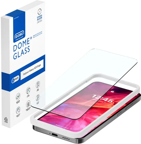 Vista 9 de Whitestone DOME EA [Instalación Fácil Mejorada] Protector de pantalla de vidrio templado para Galaxy S24 [2Pack]