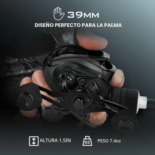 Vista 4 de KastKing Zephyr Baitcasting Fishing Reels with 7.2:1 Gear Ratio