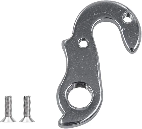 Vista 4 de Percha de desviador 166 compatible con Polygon Helios, Strattos, Louis Garneau, Dedacciai, Whyte Aleación de aluminio CNC, plata, abandono